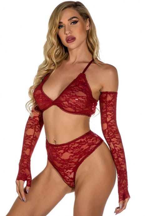 Love Don't Pay The Bills Bra Set