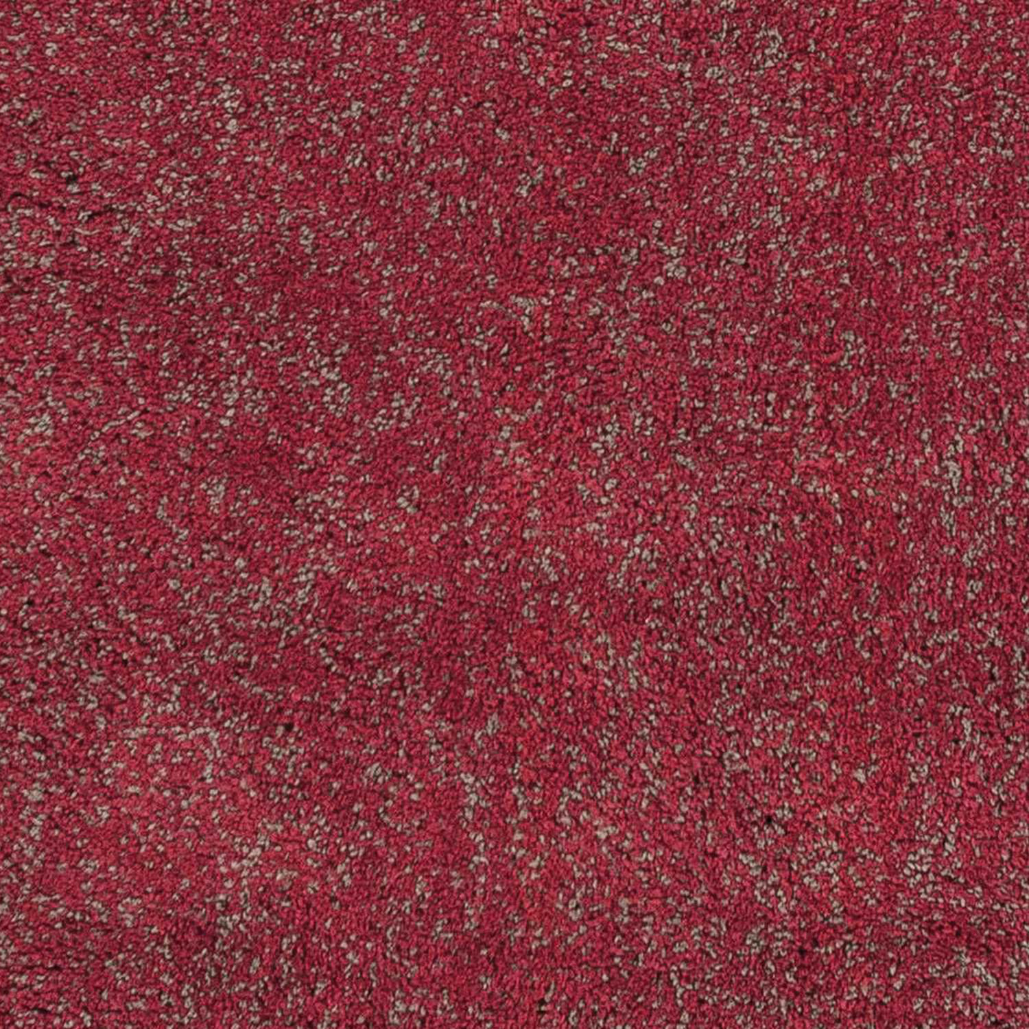 8' Red Heather Indoor Shag Runner Rug