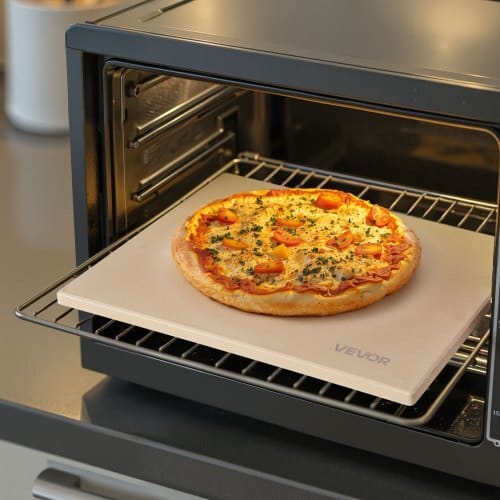 Pizza Stone, 20 x 14 x 0.67 in Rectangular Pizza Stone, Extra Large Baking-Stone with Scraper, 1450?„‰ Heat-Resistant Cordierite, for Oven, BBQ Griller, Baking Bread & Pizza