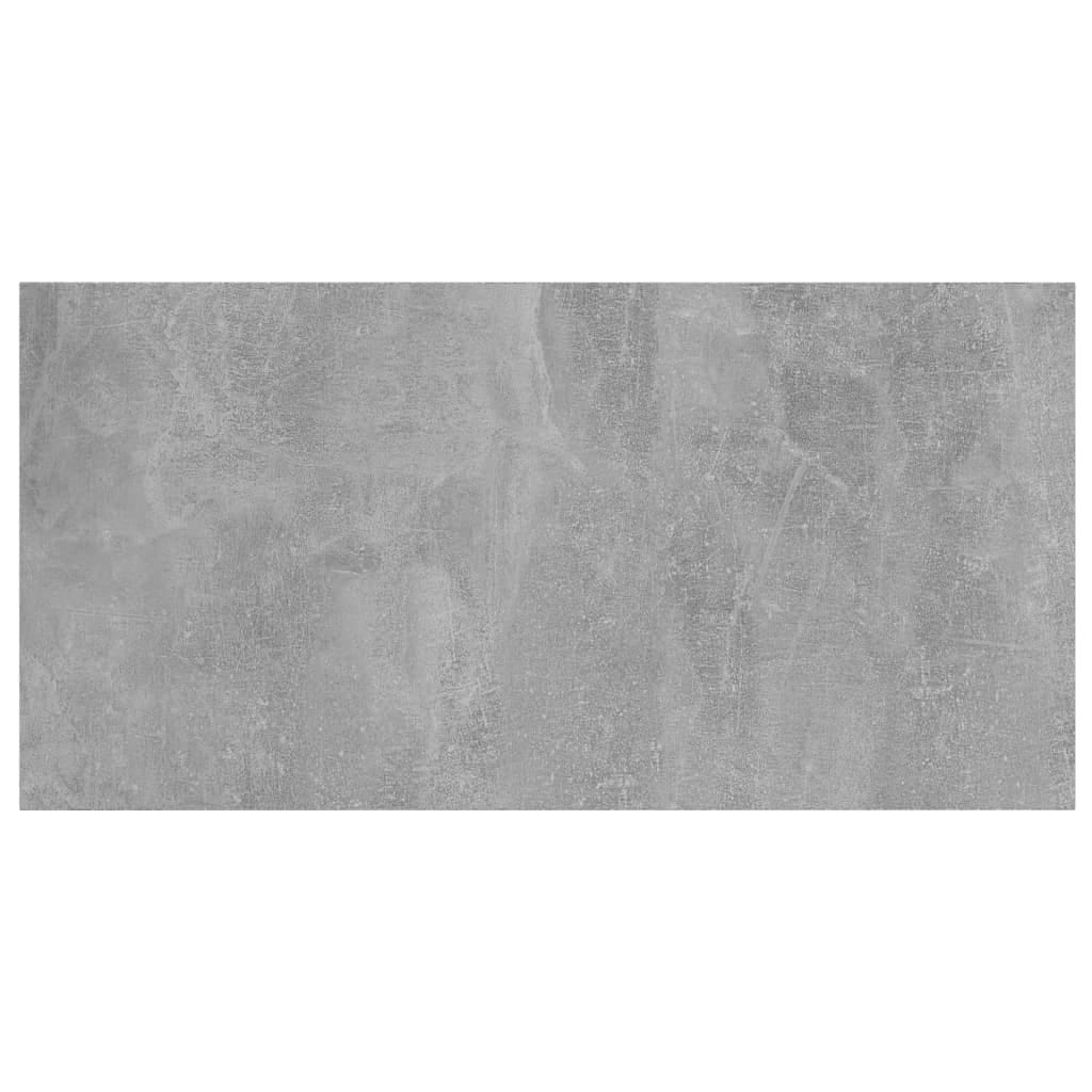 Bookshelf Boards 8 pcs Concrete Gray 31.5"x11.8"x0.6" Engineered Wood