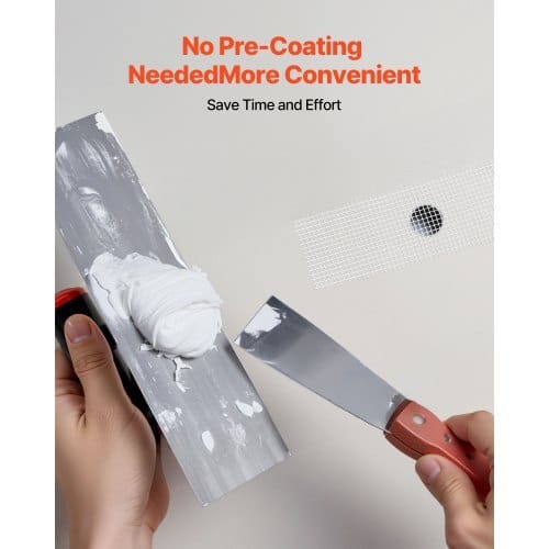 Drywall Mesh Tape, 1.97 inch W x 147.64 ft L Self-Adhesive Fiberglass Drywall Joint Tape, 36 Rolls Dry Wall Patch for Easy Sheetrock Ceiling Crack Repair, to Achieve Smooth Even Wall Surface