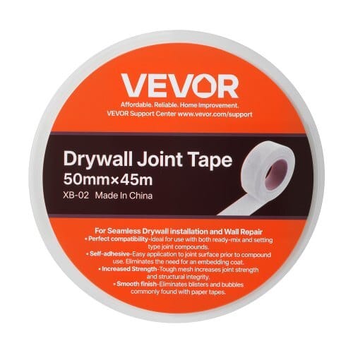 Drywall Mesh Tape, 1.97 inch W x 147.64 ft L Self-Adhesive Fiberglass Drywall Joint Tape, 36 Rolls Dry Wall Patch for Easy Sheetrock Ceiling Crack Repair, to Achieve Smooth Even Wall Surface