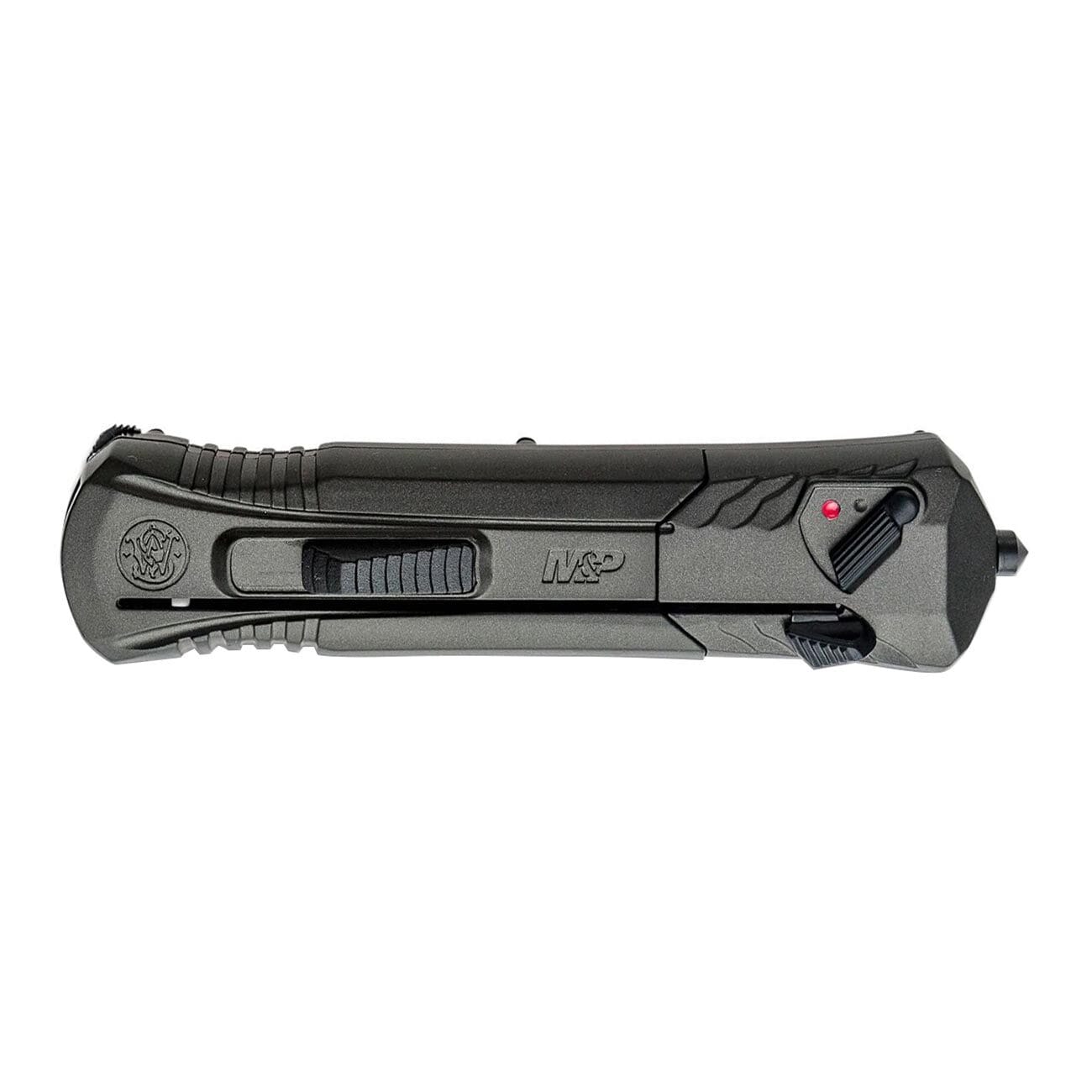 M&P Serrated 3.5" OTF Assisted-Open Knife (Black/Gray)