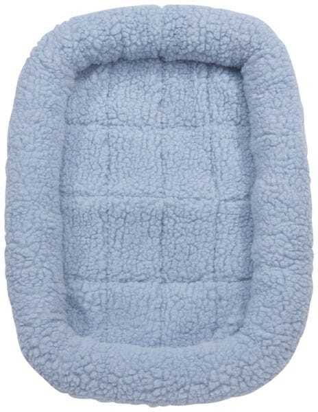 Slumber Pet Sherpa Crate Beds S Slate Blue