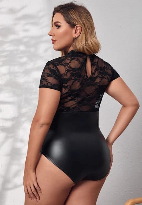 Plus Size Dare Me Lace Bodysuit