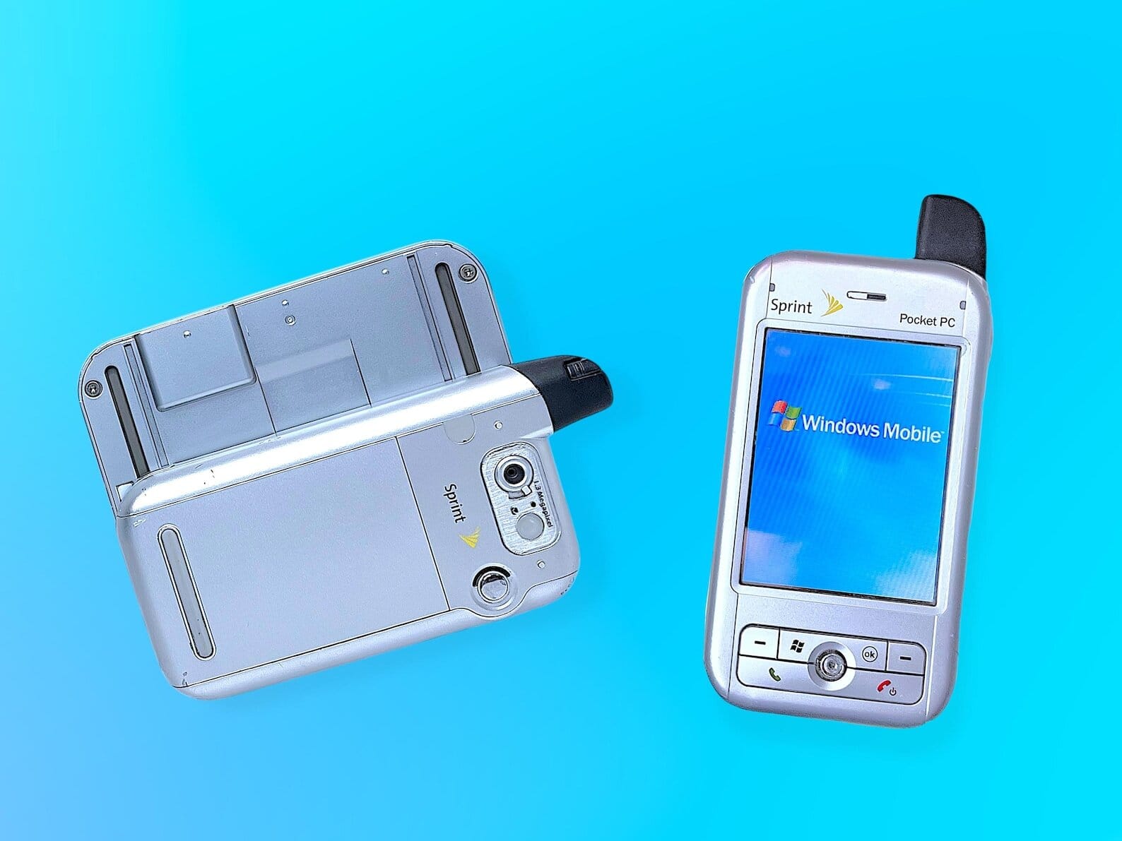 Vintage Y2K Pocket PC Mobile Cell Phone.