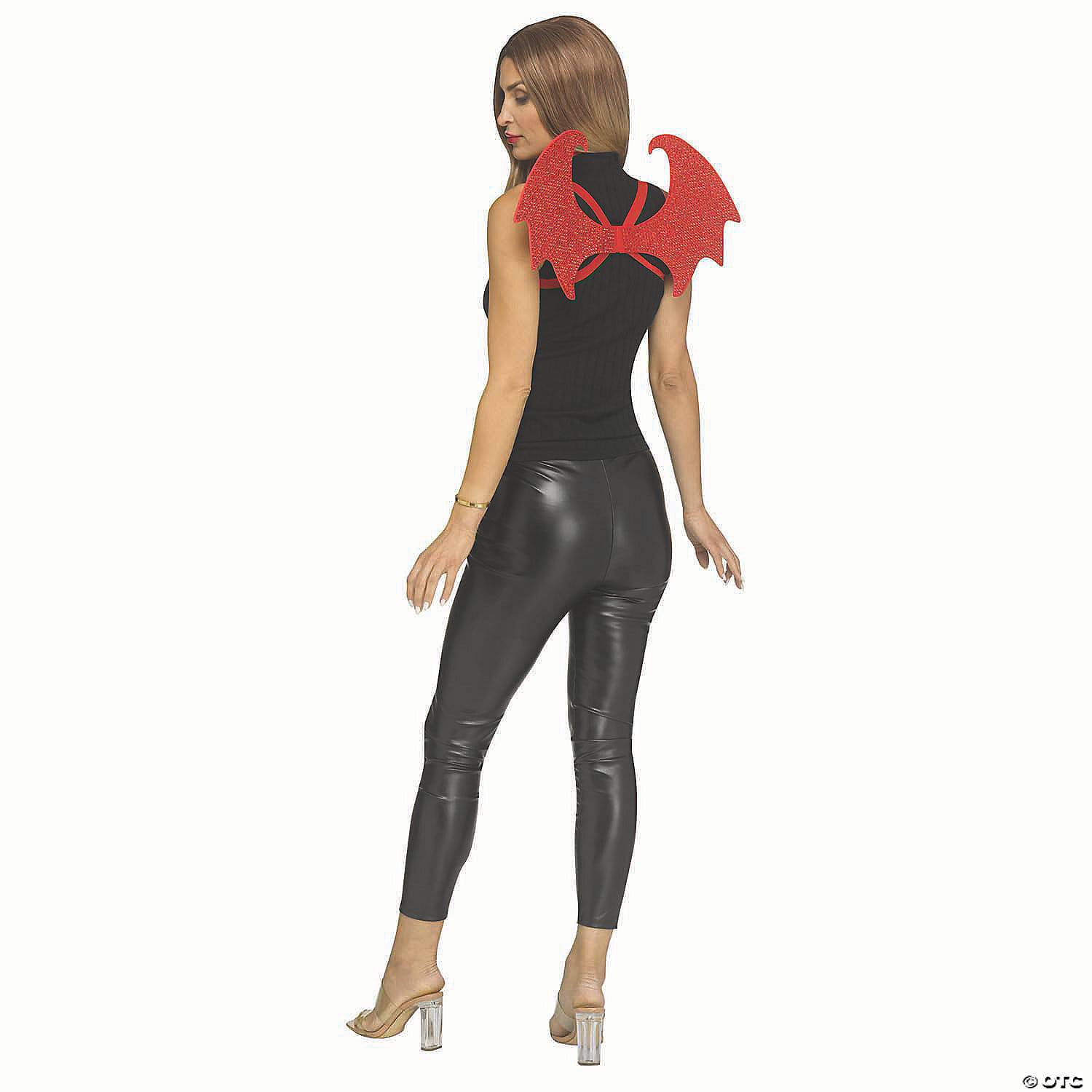 Red bling diva wing adlt