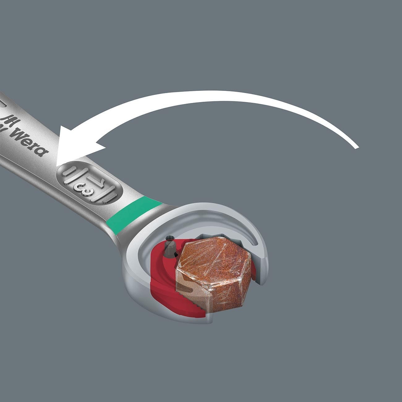 Wera Metric Ratcheting Combination Wrench - 12mm