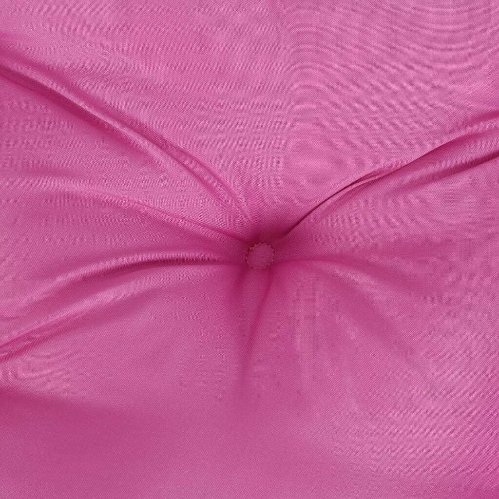 Garden Bench Cushions 2pcs Pink 59.1"x19.7"x2.8" Fabric