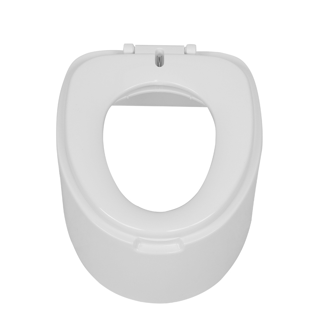 Portable Toilet with Non-slip insert Grey