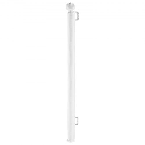 Retractable Baby Gate, Extends to 57 inch Wide, 38.5 inch Tall, with Security Lock, Easy to Use, Walk Through Without Tripping, Mesh Dog Gate for Stairs, Hallways, Indoor/Outdoor, White