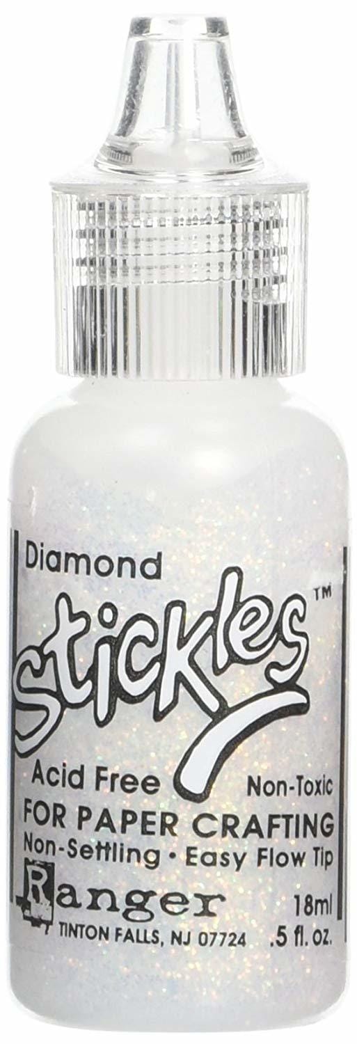 Ranger Stickles Glitter Glue 0.5 Ounce Diamond