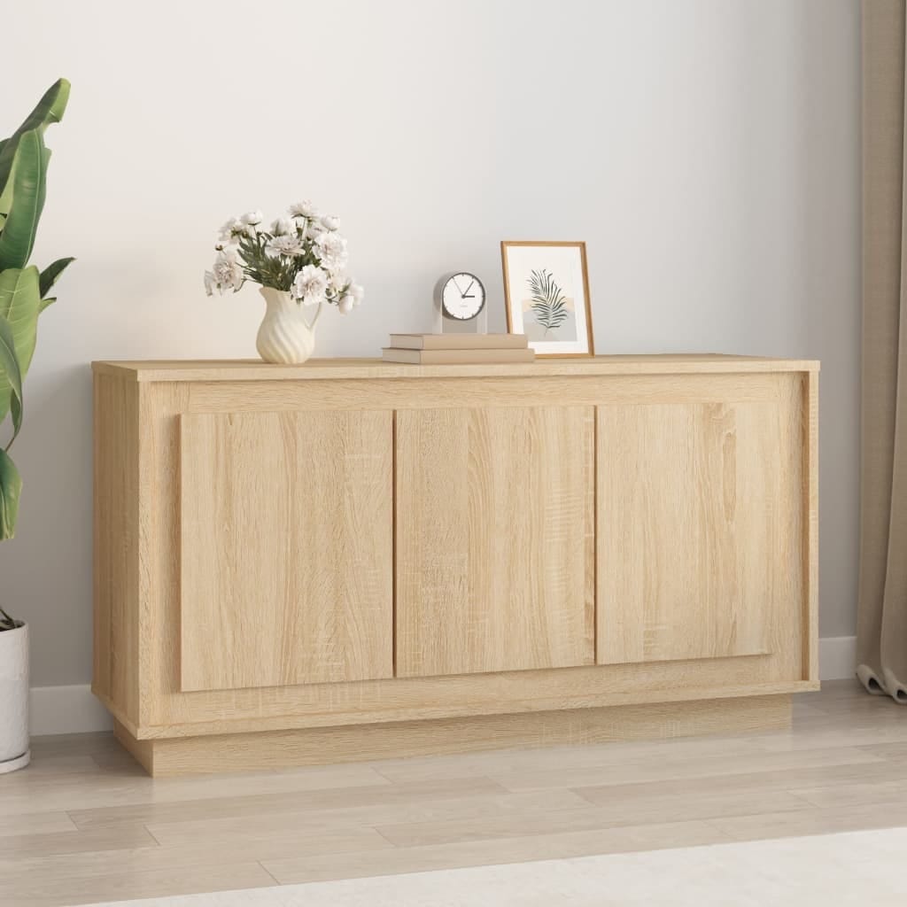 Sideboard Sonoma Oak 40.2"x13.8"x21.7" Engineered Wood