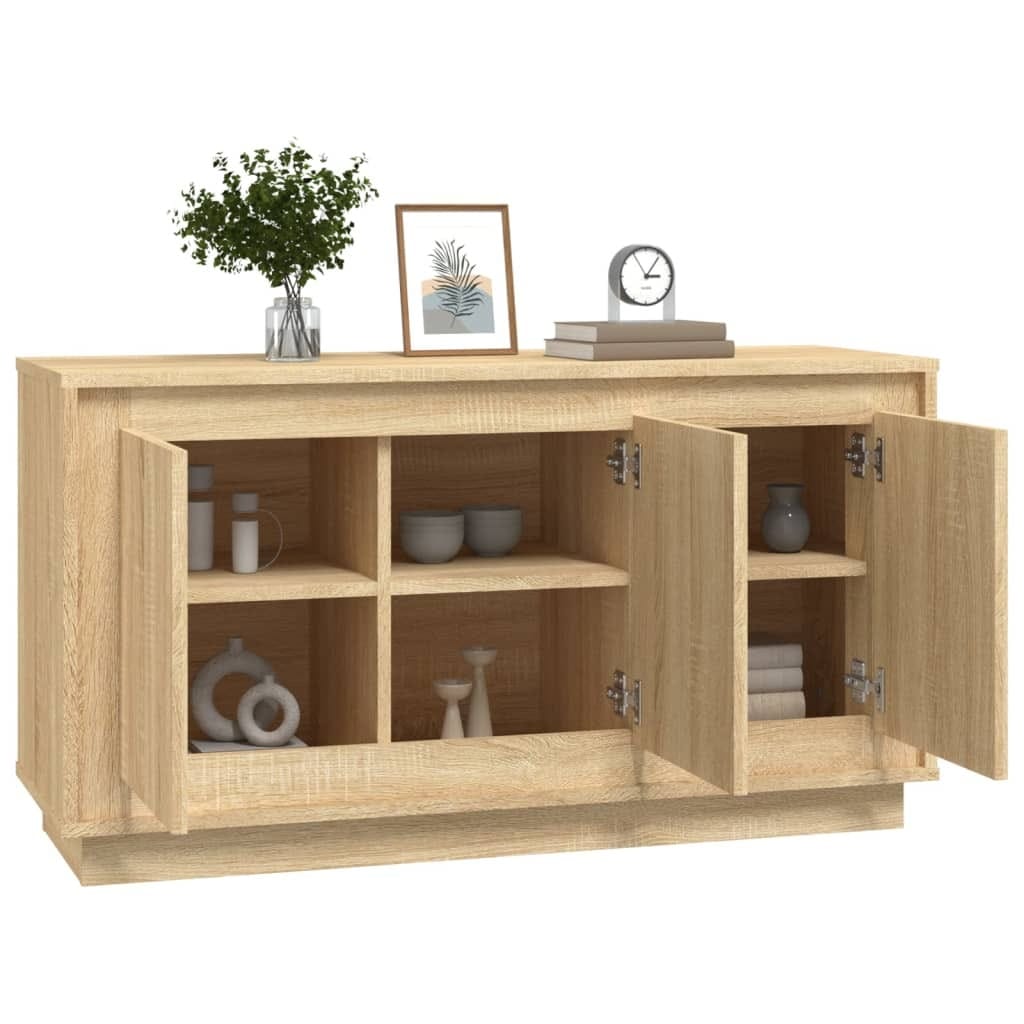 Sideboard Sonoma Oak 40.2"x13.8"x21.7" Engineered Wood