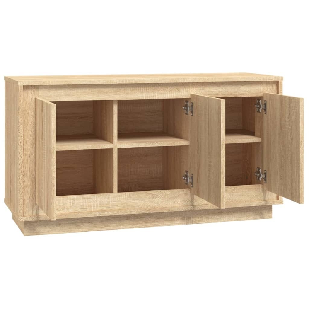 Sideboard Sonoma Oak 40.2"x13.8"x21.7" Engineered Wood