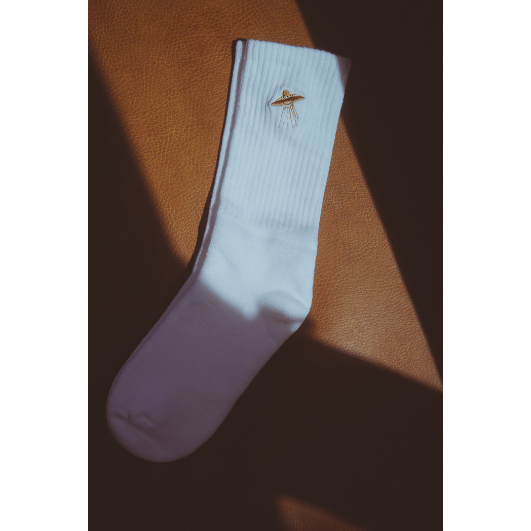 Cosmic Connections Embroidered Socks