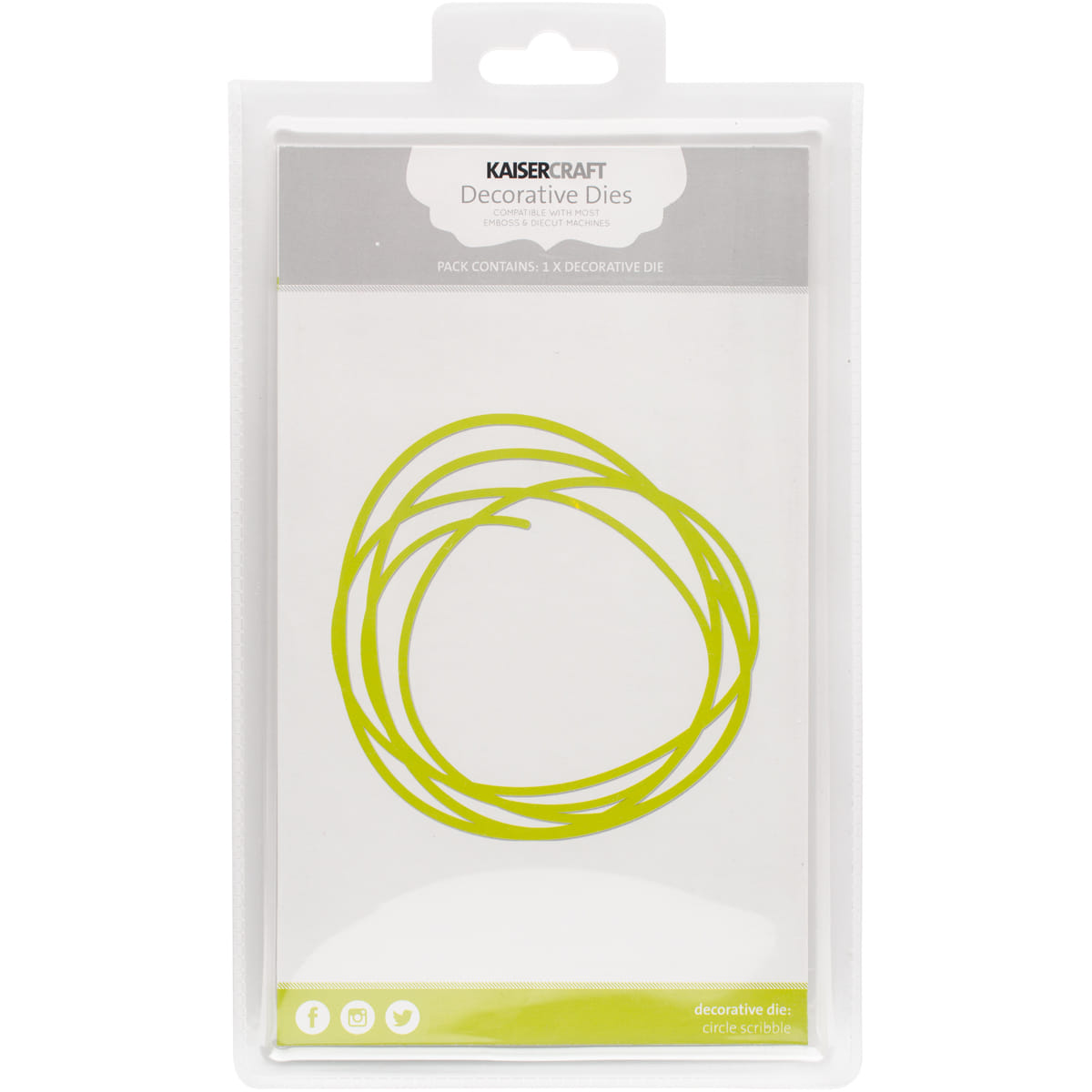 Decorative Dies Circle Scribble