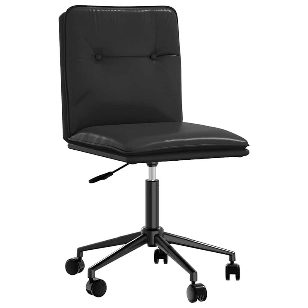 Dining Chairs 2 pcs Black Faux Leather