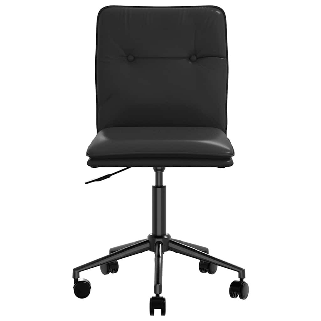 Dining Chairs 2 pcs Black Faux Leather