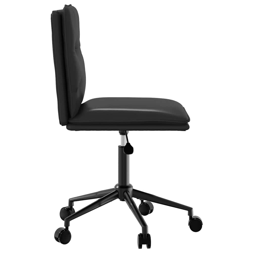 Dining Chairs 2 pcs Black Faux Leather