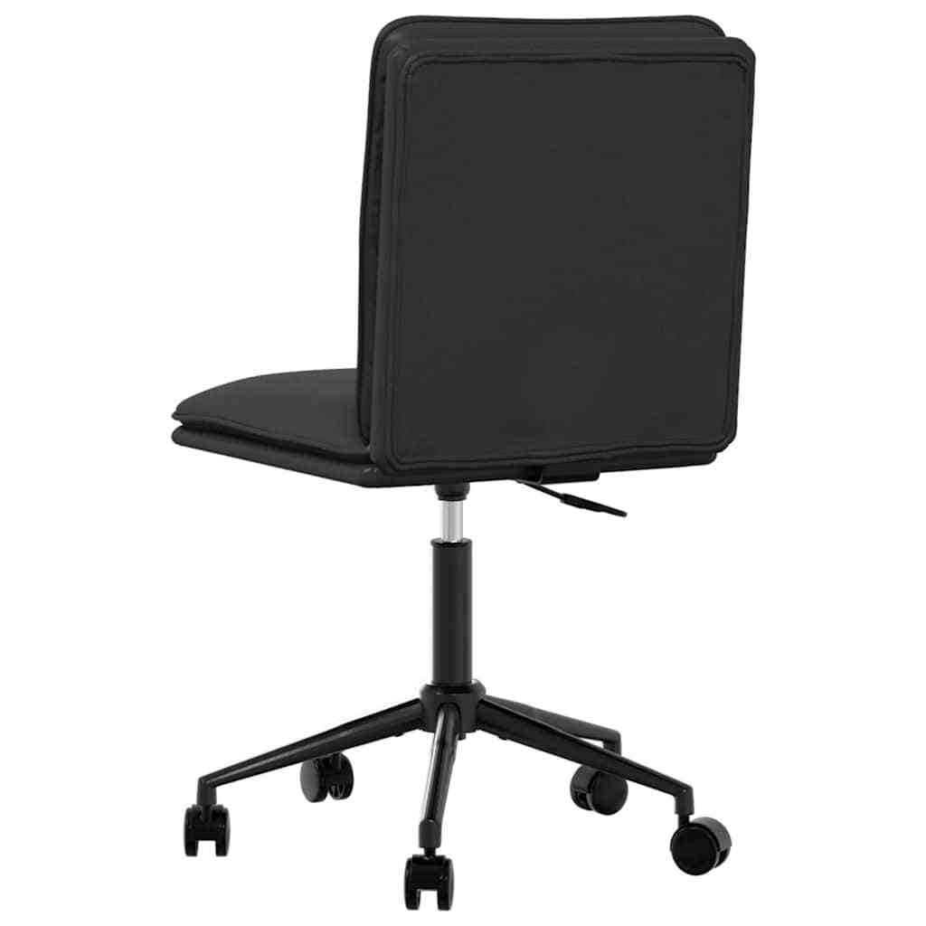 Dining Chairs 2 pcs Black Faux Leather