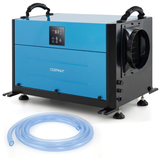 192 Pint Crawl Space Dehumidifier with 3 Modes and 24H Timer-Blue