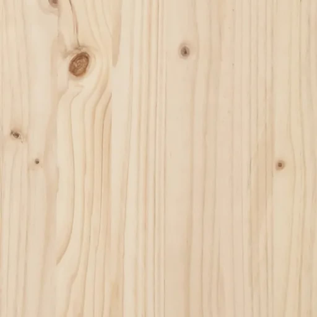 Dog House Natural Solid pine wood 19.7x15.7x20.5 in Simplistic