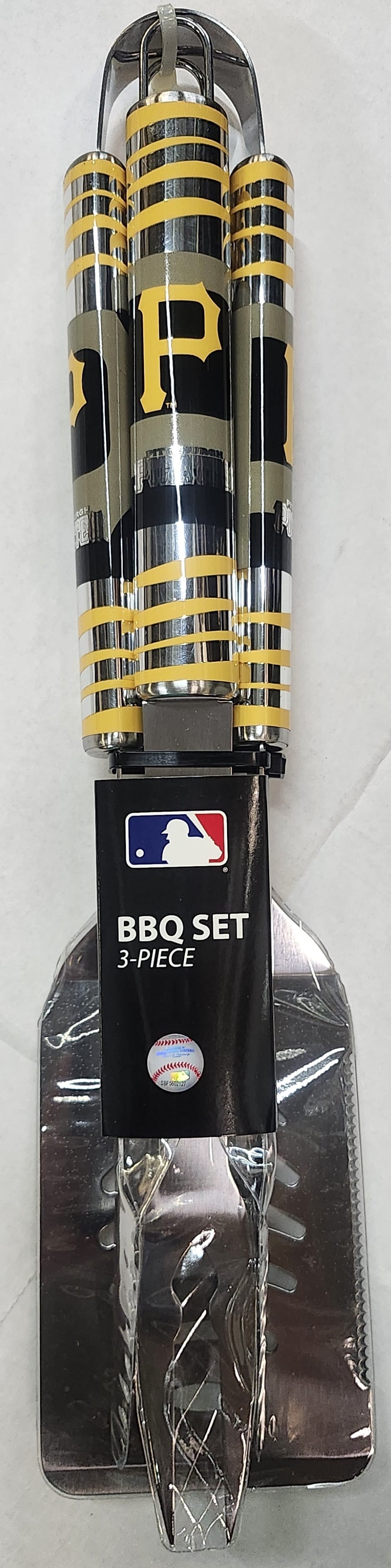 Pittsburgh Pirates Utensil Set Grilling BBQ Stainless Steel 3 Piece CO