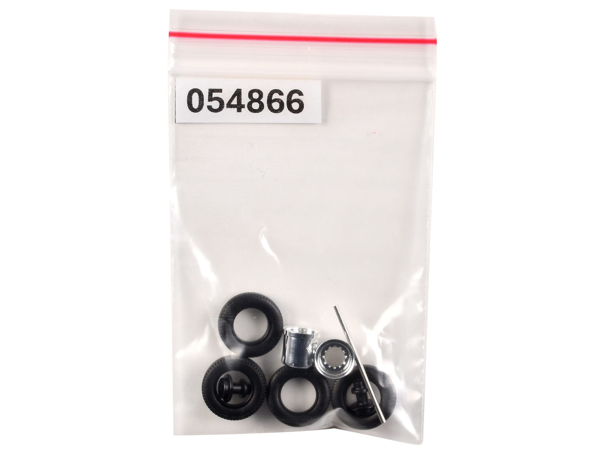 Rear Hypoid Wheelset Chrome 1/87 (HO) Plastic Model by Promotex