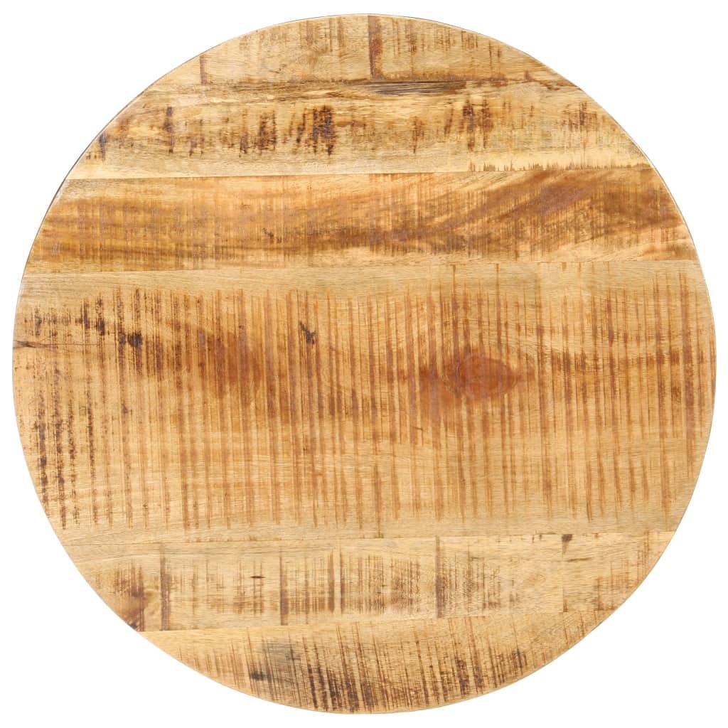 Coffee Table Ø26.8"x16.9" Rough Mango Wood