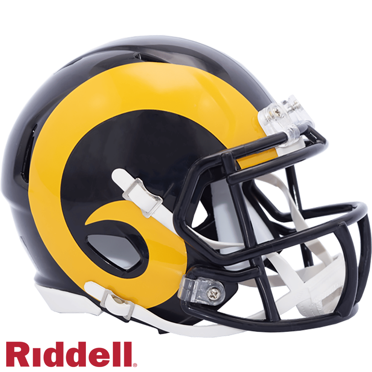 Los Angeles Rams Helmet Riddell Replica Mini Speed Style 1981-1999 T/B