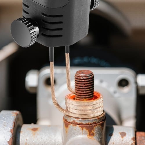 Induction Heater Bolt Removal, 1100W 110V Magnetic Induction Heater Kit, Handheld Nut Buster Tool, Mini Heating Machine for Rusty Screw Removing, Car Garage Repairing Tools with 3 Coil