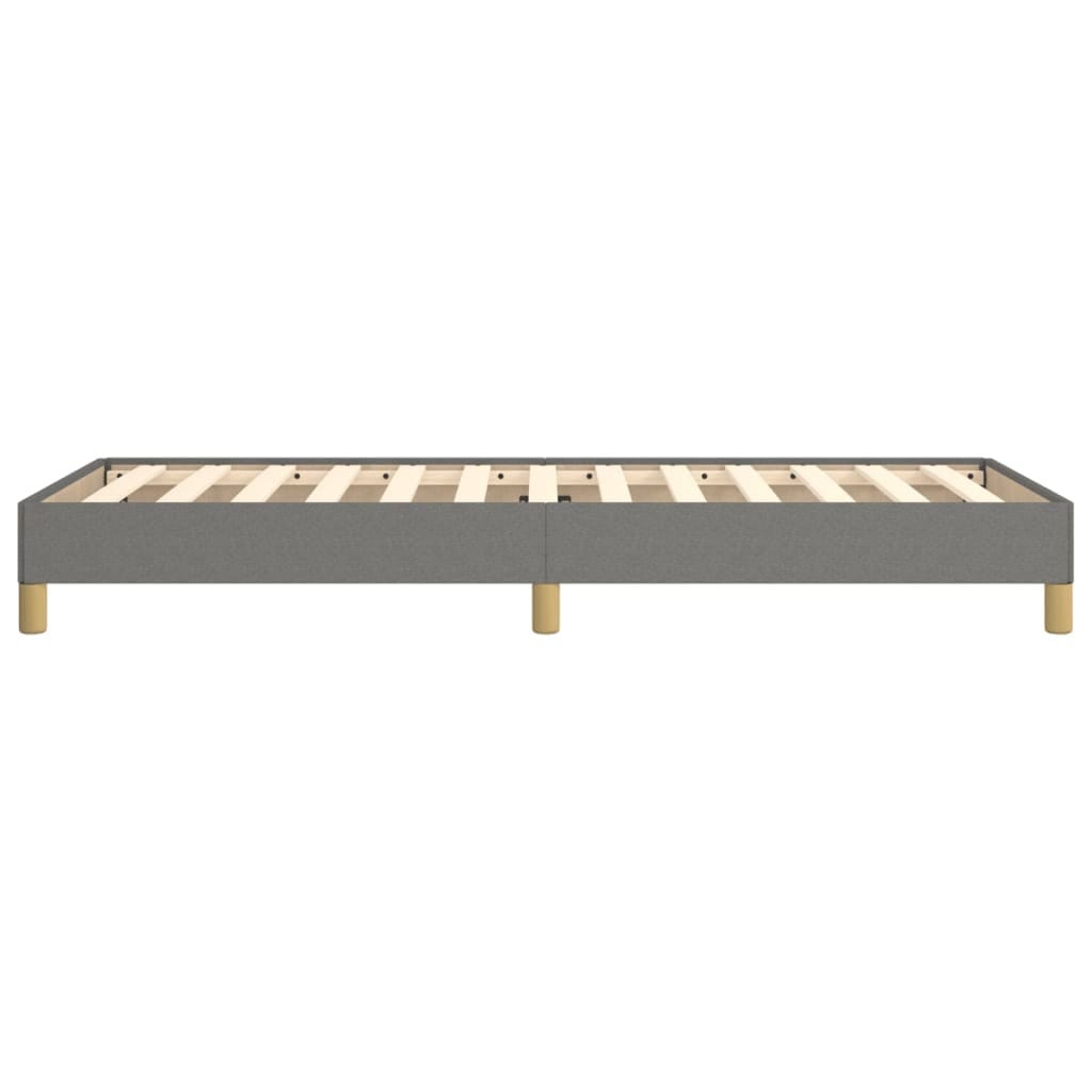 Bed Frame without Mattress Dark Gray 39.4"x79.9" Twin XL Fabric