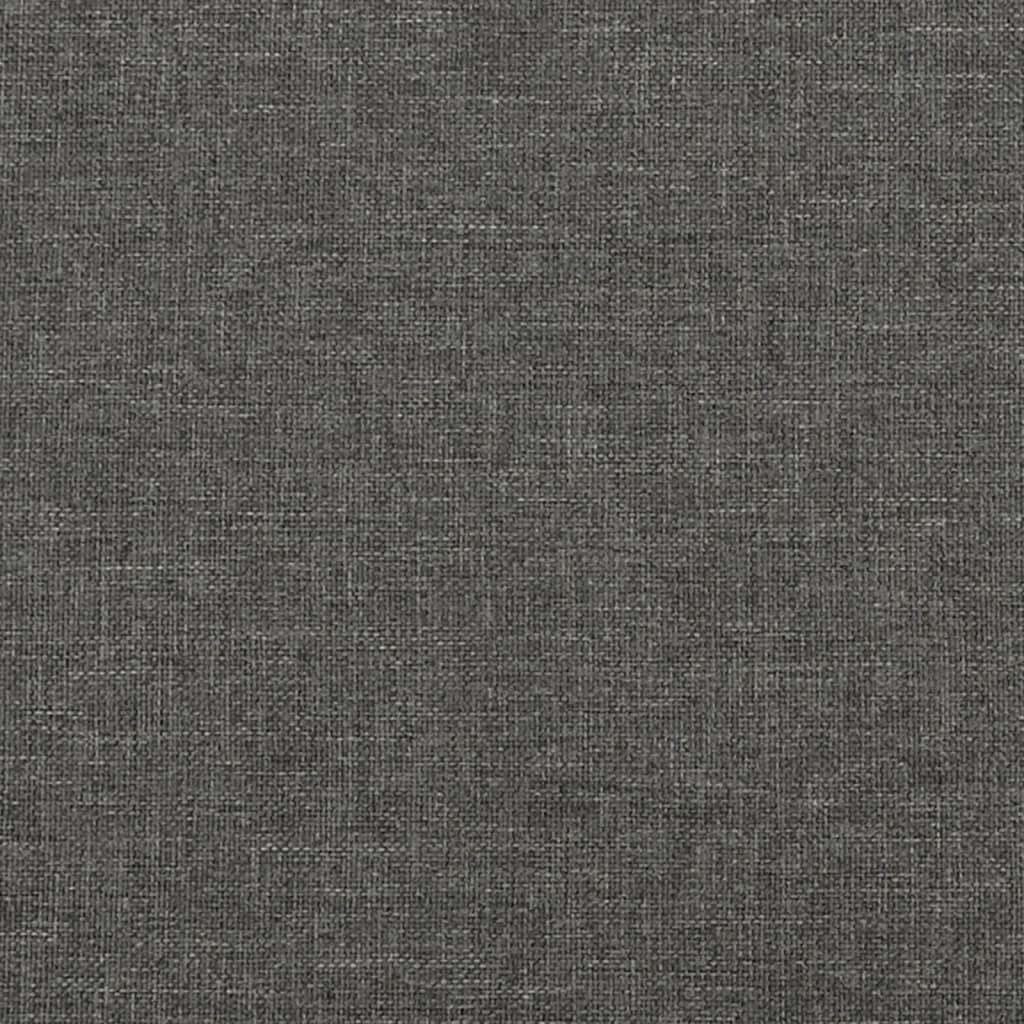 Bed Frame without Mattress Dark Gray 39.4"x79.9" Twin XL Fabric