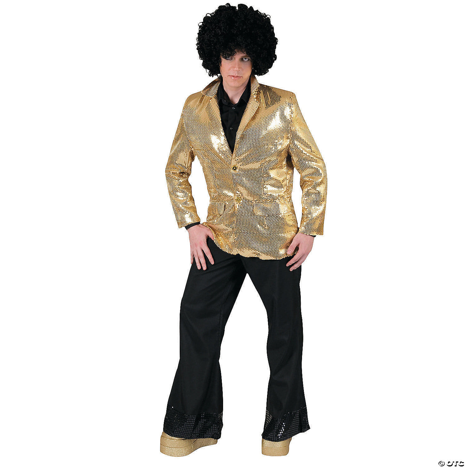 Disco jacket gold adult xl