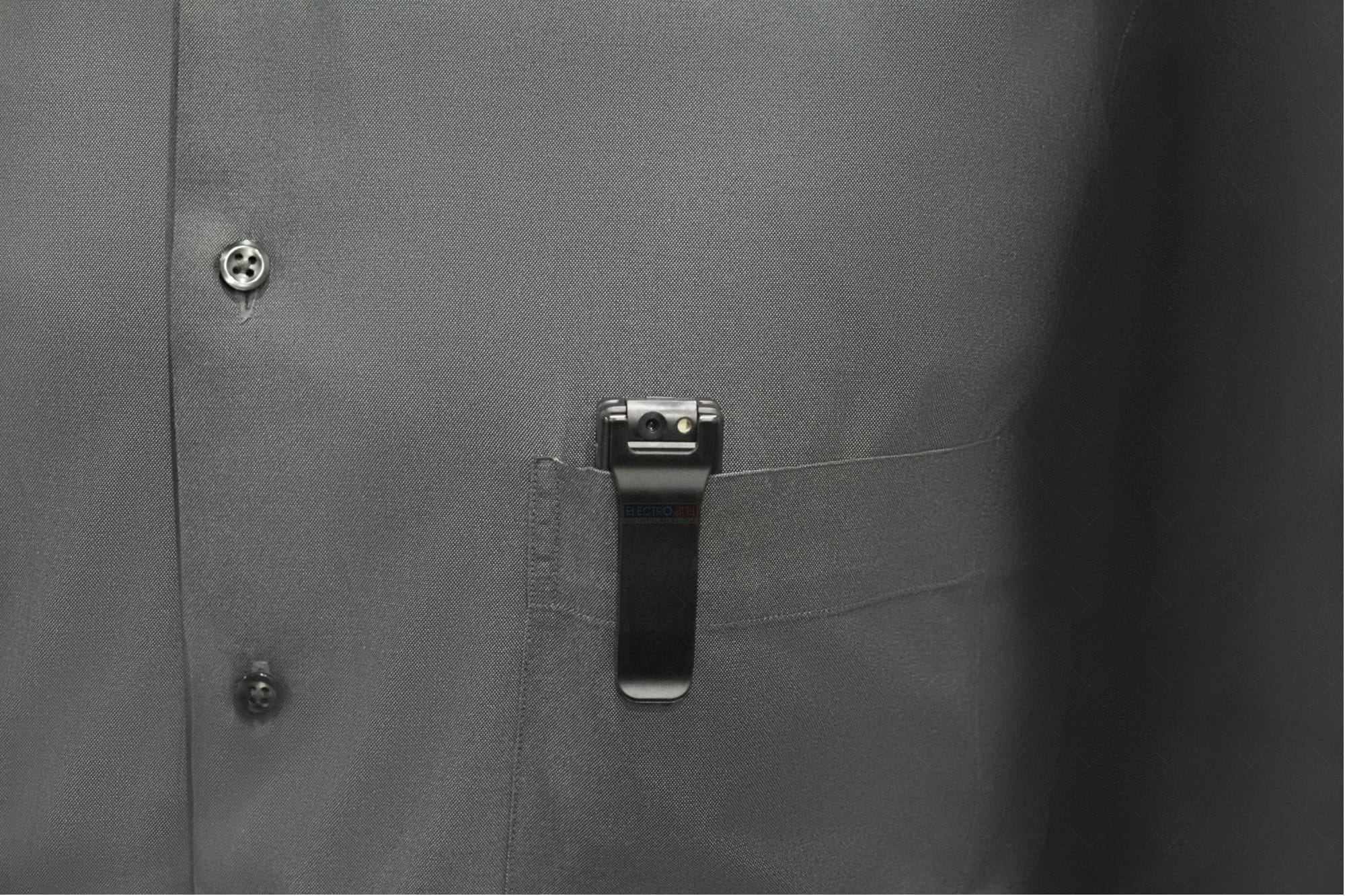LiteHD Anti-Bully Pocket Shirt Stick Body Camera w/ Microphone Date Time Stamp