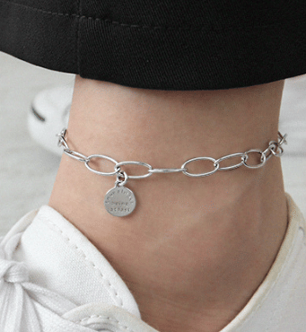 Love always being at last Letters Chain 925 Sterling Silver Anklet