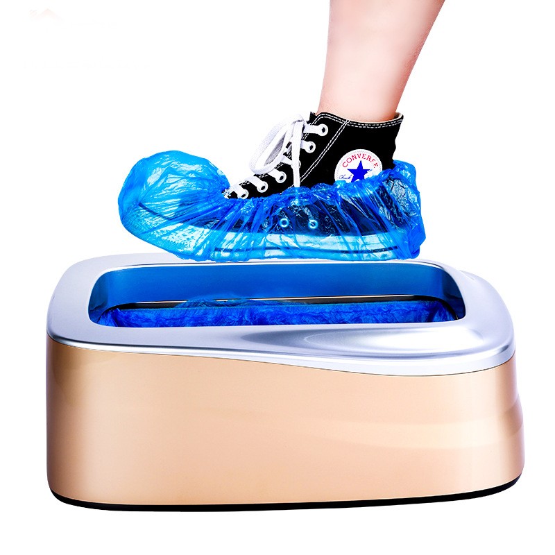 Automatic Shoe Film Machine - Portable Step-on Shoe Cover Dispenser