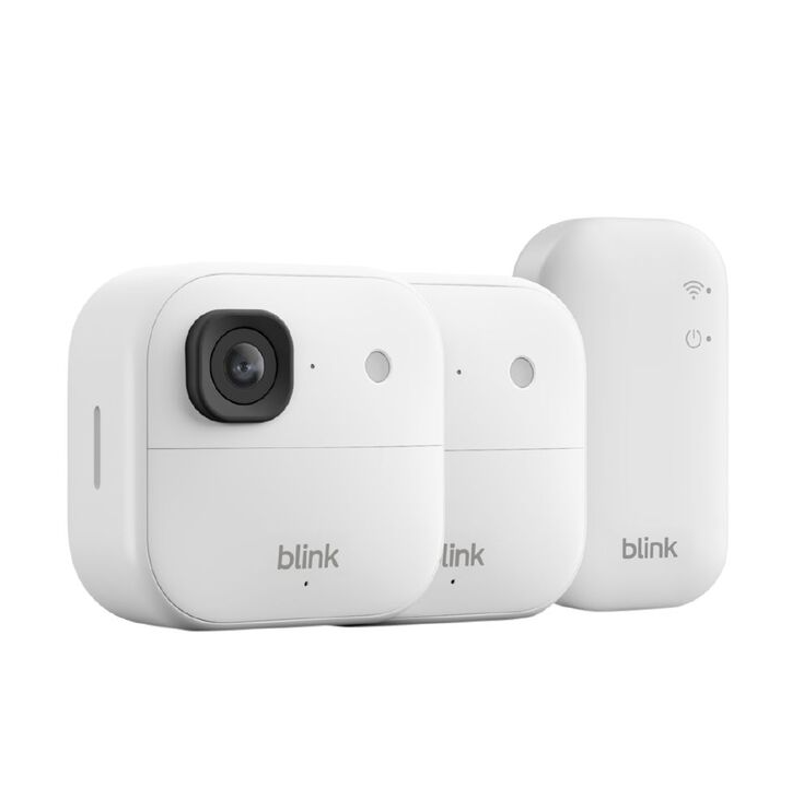 Blink Outdoor 2K+ With Sync Module Core 2 Pack White