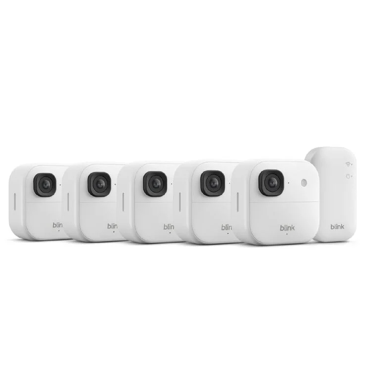 Blink Outdoor 2K+ With Sync Module Core 5 Pack White