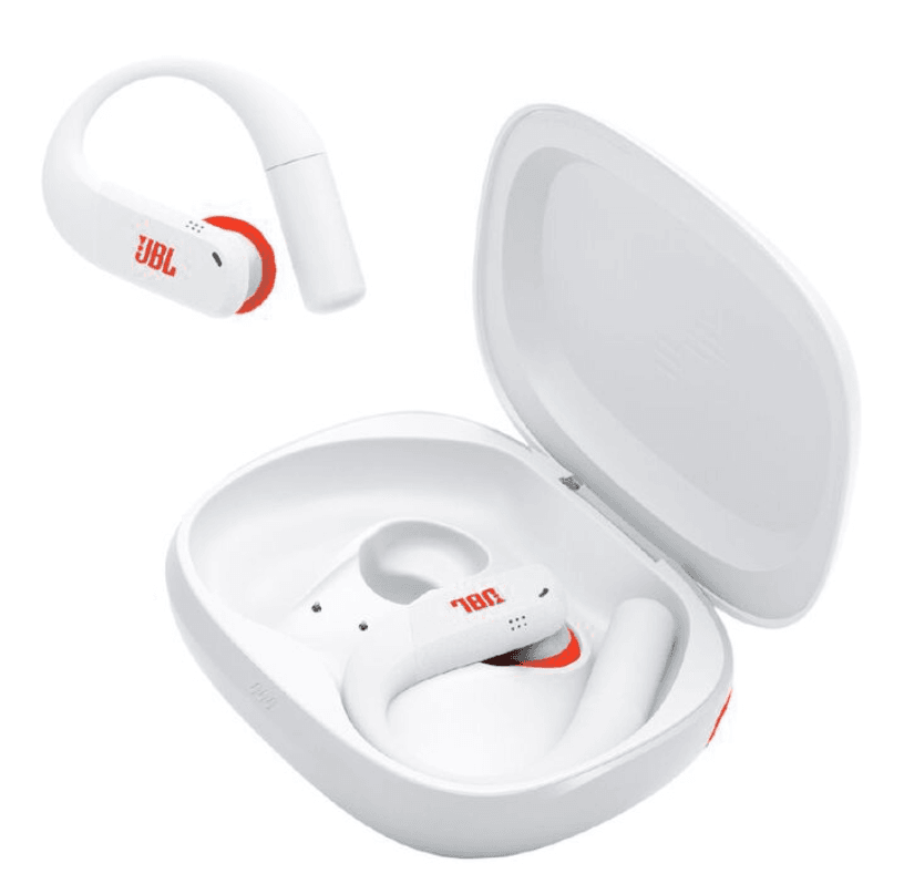 JBL Endurance Peak 4 True Wireless Noise Cancelling Sport Earbuds - White – Advanced Sport Audio with Powerful Noise Cancelling