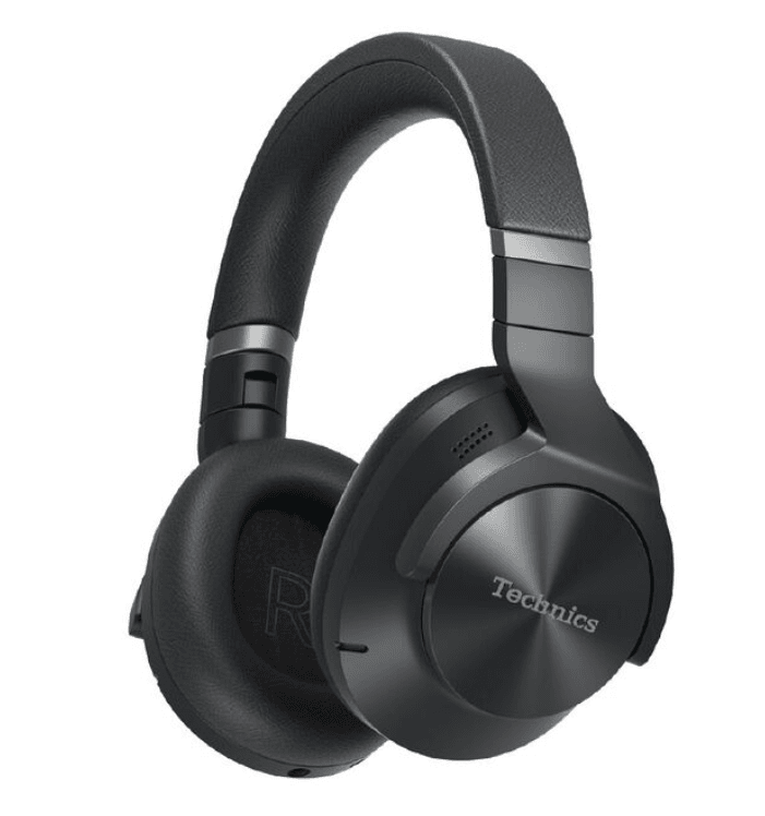 Technics EAH-A800 Wireless Noise Cancelling Over-Ear Headphones - Black – Premium High-Fidelity Wireless Listening