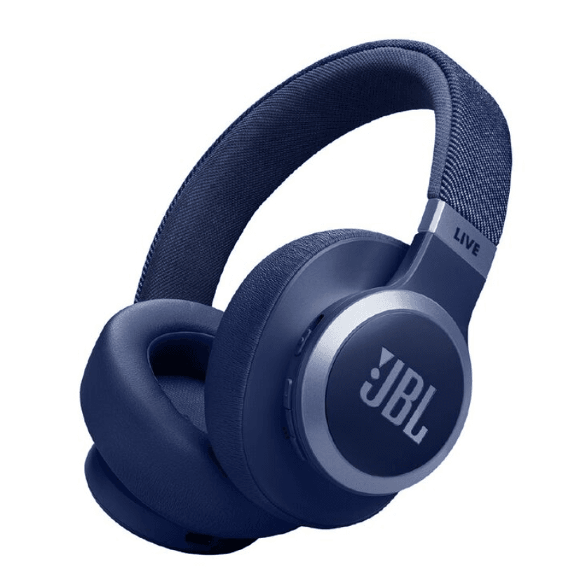 JBL Live 770NC Wireless Over-Ear Noise Cancelling Headphones - Blue – Immersive Wireless Sound with Everyday Comfort