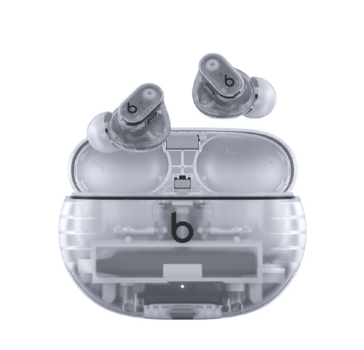 Beats Studio Buds + - True Wireless Noise Cancelling Earbuds - Transparent – Premium Wireless Audio with Modern Transparent Design