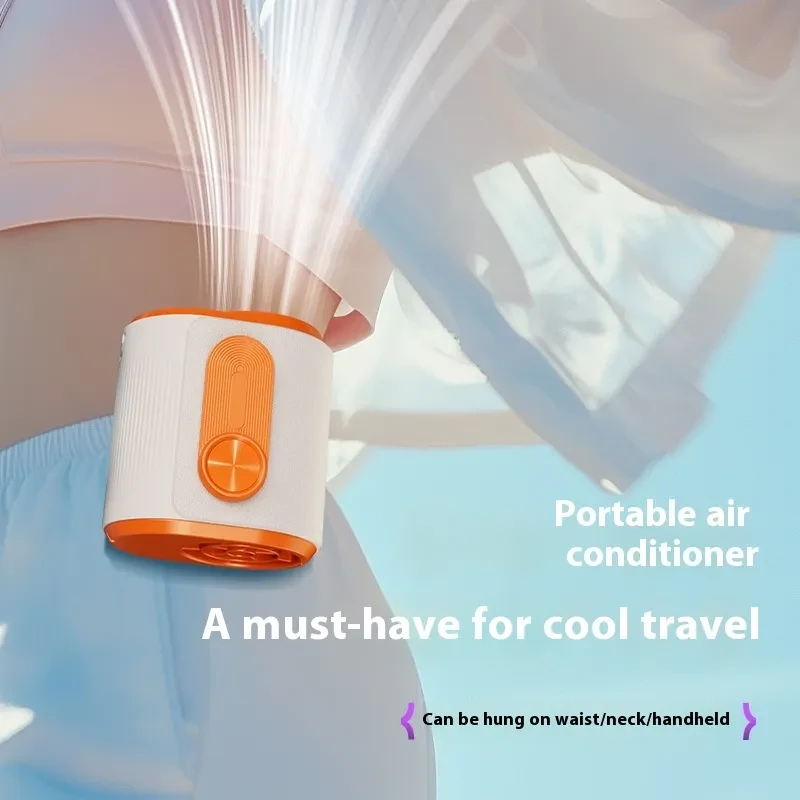 Portable Ice-Cooling Clip Fan