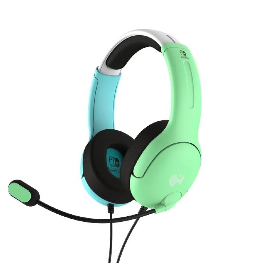 PDP Nintendo Switch LVL40 Wired Stereo Gaming Headset - Blue/Green