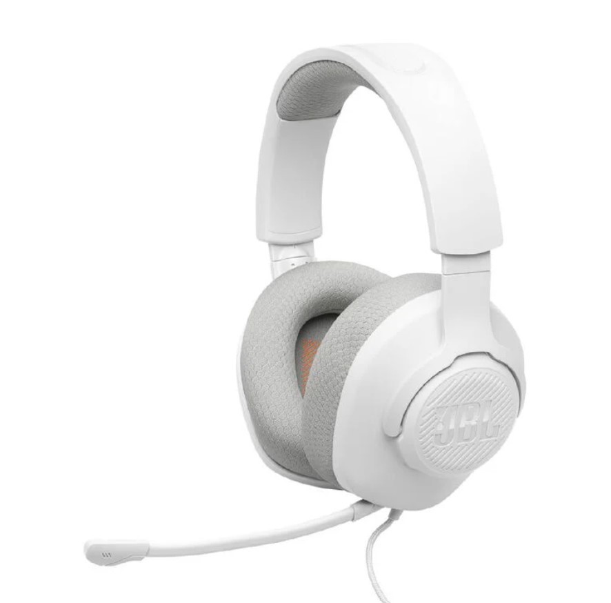 JBL Quantum 100M2 Wired Gaming Headset - White