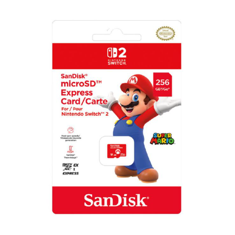 Sandisk MicroSD Express Card 256GB for Nintendo Switch 2