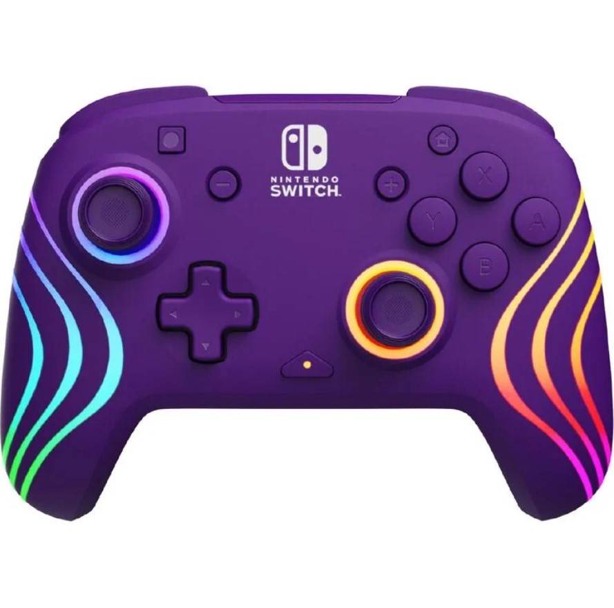 PDP Afterglow Wave Wireless Plus Nintendo Switch Controller - Purple