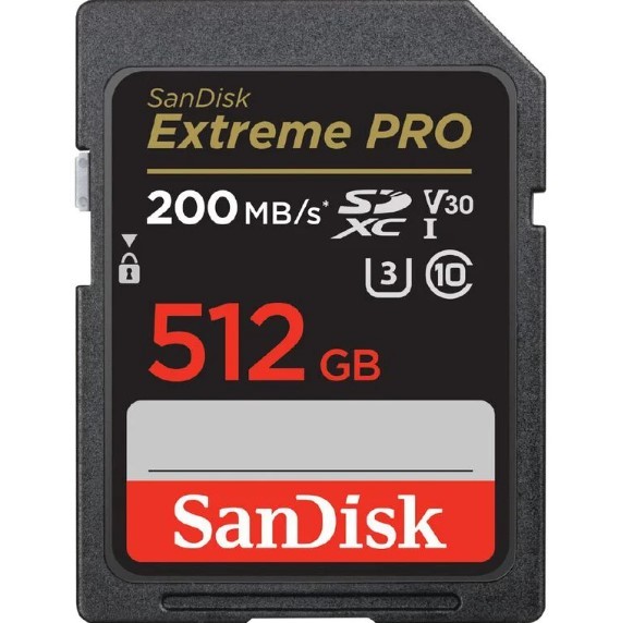 Sandisk Extreme Pro 512GB SD Card